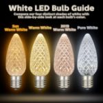 PeakPro Pure White C9 LED Replacement Bulbs 25 Pack 