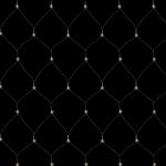 Solar LED Warm White Net Lights 9.8' x 6.6' Green Wire