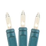 10 Light 5.5' Green Wire Christmas Mini Lights