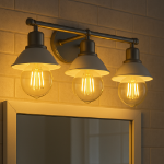 LED G95 Globe Warm White Medium Base Glass Filament Bulb - 4pk