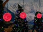 Coaxial 100 Red LED 7.5" Sphere