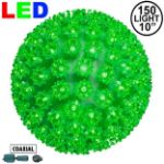 Coaxial 150 Green LED 10" Sphere