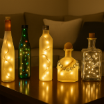 20 Light 6.5' Long White Wire Christmas Mini Lights