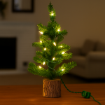 35 Light 17' Long Green Wire Christmas Mini Lights