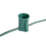 C9 25' Stringers 12" Spacing Green Wire