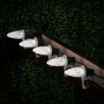 C9 Decorate Like a Pro® Kit - 1000' LED Diamond Faceted Pure White Brown Wire w/12" Bulb Spacing