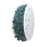 C9 Decorate Like a Pro® Kit - 1000' LED Diamond Faceted Multi Color Green Wire w/12" Bulb Spacing