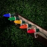C9 Decorate Like a Pro® Kit - 1000' LED Diamond Faceted Multi Color Black Wire w/12" Bulb Spacing