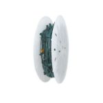 C9 Decorate Like a Pro® Kit - 500' LED Diamond Faceted Pure White Green Wire w/12" Bulb Spacing
