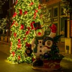 Snowman with Snow Kid Photo Op 6'
