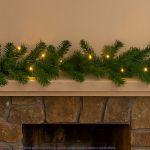 20 Light Warm White LED Mini Lights Green Wire