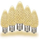 PeakPro Warm White C9 LED Replacement Bulbs 25 Pack 