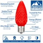 PeakPro Multi C9 LED Replacement Bulbs 25 Pack