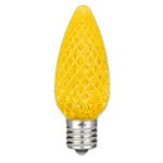 PeakPro Yellow C9 LED Replacement Bulbs 25 Pack 