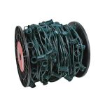 C9 Magnetic 250' Spool 12" Spacing Green Wire