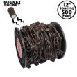 C9 Magnetic 500' Spool 12" Spacing Brown Wire