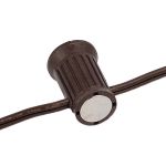 C9 Magnetic 500' Spool 12" Spacing Brown Wire