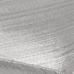 32" Fold Flat Star w/Metallic Mesh Fabric - White