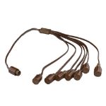 Coaxial Flex 8 Way Connector - Brown