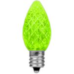 PeakPro Lime Green C7 LED Replacement Bulbs 25 Pack