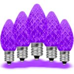 PeakPro Purple C7 LED Replacement Bulbs 25 Pack