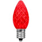 PeakPro Red C7 LED Replacement Bulbs 25 Pack