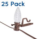 Clay Tile Roof Clips 25 pack - Brown