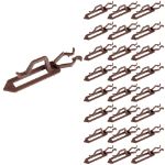 Clay Tile Roof Clips 25 pack - Brown