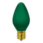 C7 RetroGlo® Vintage Green Ceramic LED Replacement Bulbs - 25 Pack