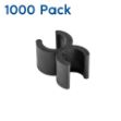 Wire Frame Clips for 1/4" Wire 1000 Pack - Black