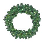 60" Lighted Commercial Colorado Pine Wreath