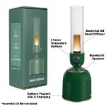 Rechargeable 3-in1 Camp Light Diffuser Speaker - Green