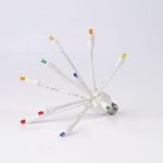 LED C9 Glitzer by Holidynamics Multi Color 5pk