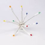 LED C9 Glitzer by Holidynamics Multi Color 5pk