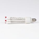LED C9 Glitzer by Holidynamics Pure White & Red 5pk