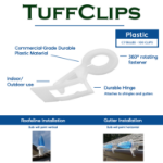 100 Pack of C7 TUFFCLIPS FLEX CLIP