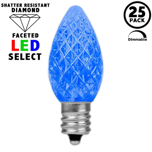 NL Select Blue C7 LED Replacement Bulbs 25 Pack