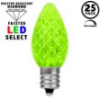 NL Select Lime Green C7 LED Replacement Bulbs 25 Pack