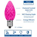 NL Select Pink C7 LED Replacement Bulbs 25 Pack