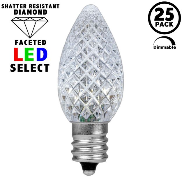 NL Select Pure White C7 LED Replacement Bulbs 25 Pack