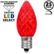 NL Select Red C7 LED Replacement Bulbs 25 Pack