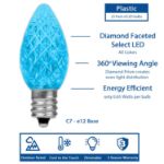 NL Select Teal C7 LED Replacement Bulbs 25 Pack