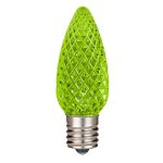 NL Select Lime Green C9 LED Replacement Bulbs 25 Pack