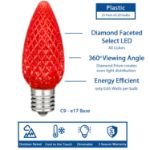 NL Select Multi Color C9 LED Replacement Bulbs 25 Pack