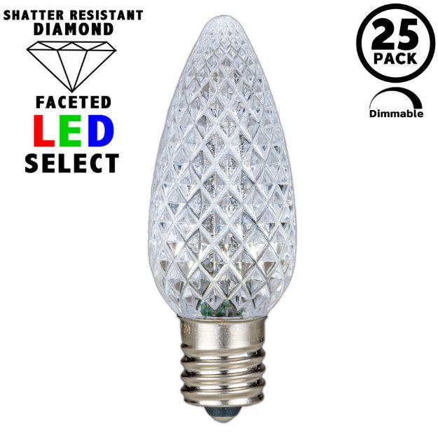 NL Select Pure White C9 LED Replacement Bulbs 25 Pack