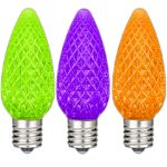 NL Select Lime/Purple/Orange C9 LED Replacement Bulbs 25 Pack