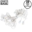C9 50' Stringers 12" Spacing White Wire