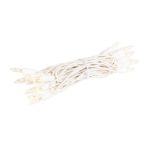 RetroGlo® Clear Mini Lights 20 Light on White Wire 8.5 Feet Long