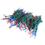 RetroGlo® Ceramic Red/White/Blue Multi Function Chasing Christmas Lights