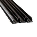 4' Rope Light Track for 3/8" Rope Lights Black